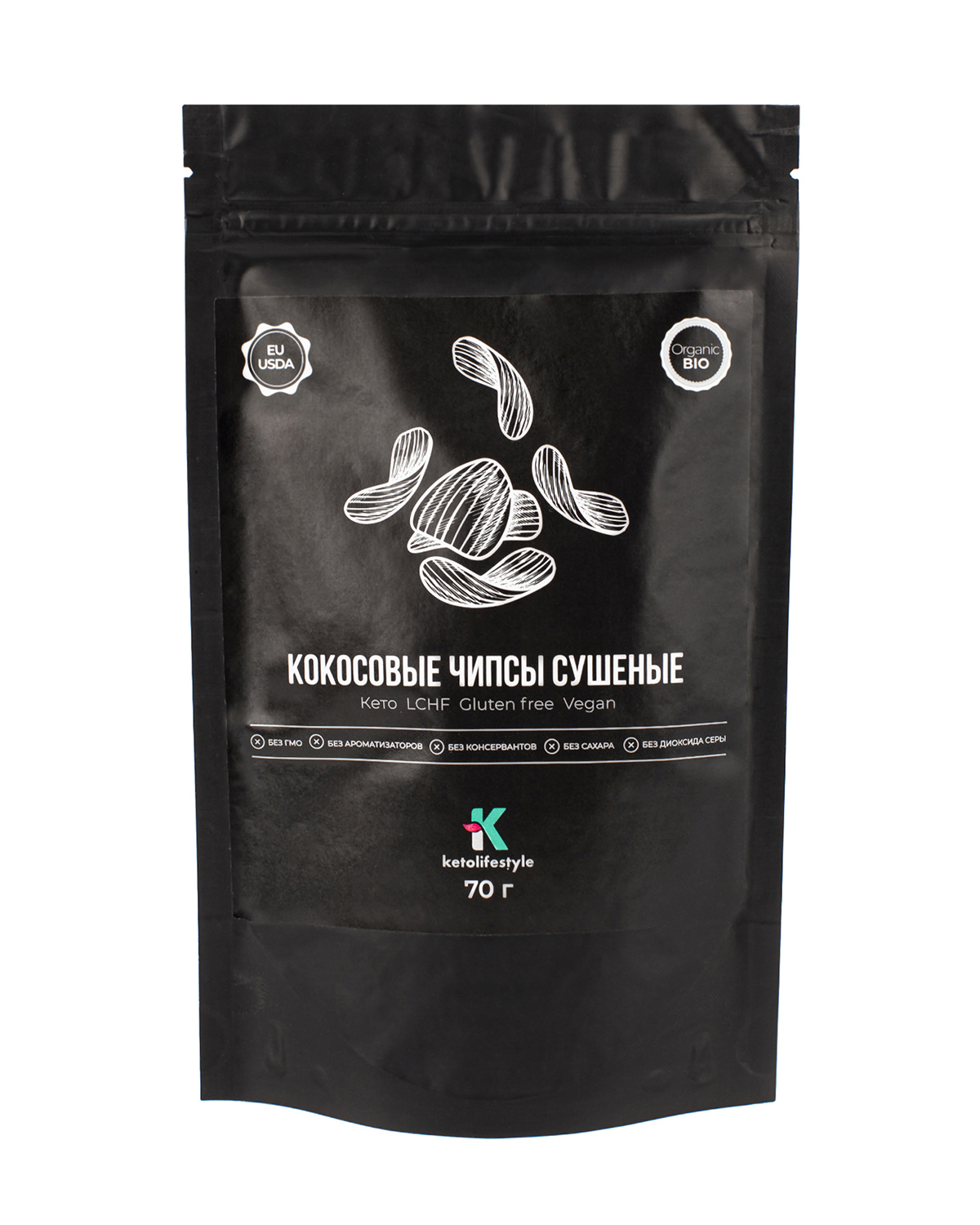 

Кокосовые чипсы Ketolifestyle 70 г