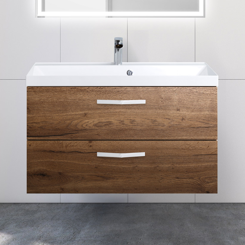

Тумба с раковиной BelBagno Aurora 90 rovere tabacco, Коричневый