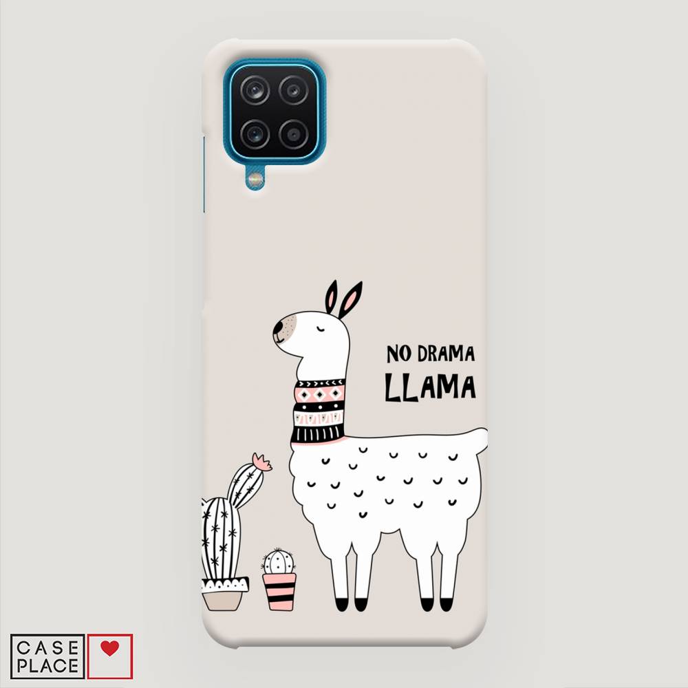 фото Пластиковый чехол "no drama llama" на samsung galaxy m12 awog