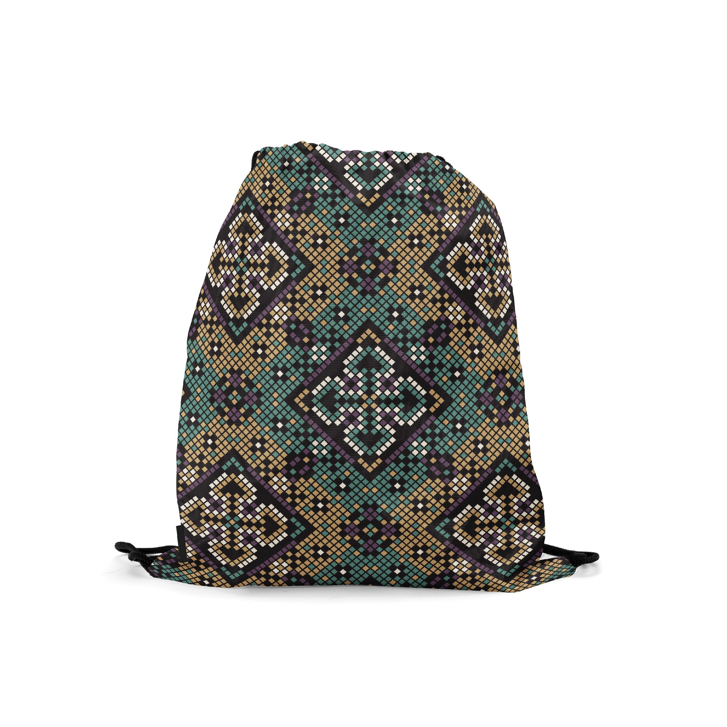 

Мешок-рюкзак для сменной обуви Burnettie EthnicPattern17, Разноцветный