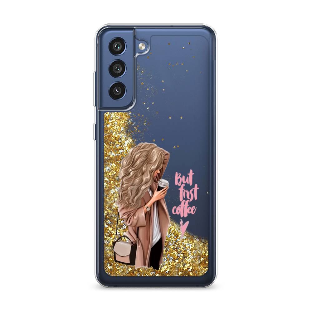

Чехол Awog "Девушка с кофе" для Samsung Galaxy S21 FE 5G