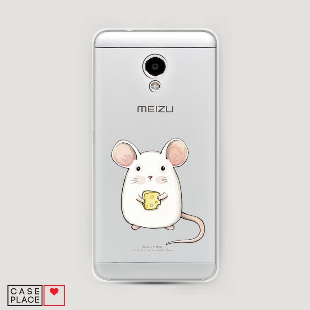 

Чехол Awog на Meizu M5S "Мышка", Белый;розовый;прозрачный, 72250-1