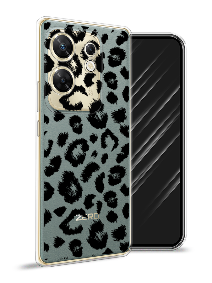 

Чехол Awog на Infinix Zero 30 4G "Окрас леопарда фон", Черный, 3105050-1