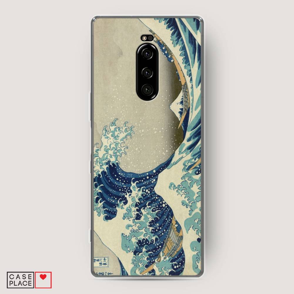 

Чехол Awog на Sony Xperia 1/XZ4 "Большая волна в Канагаве", Разноцветный, 54250-9