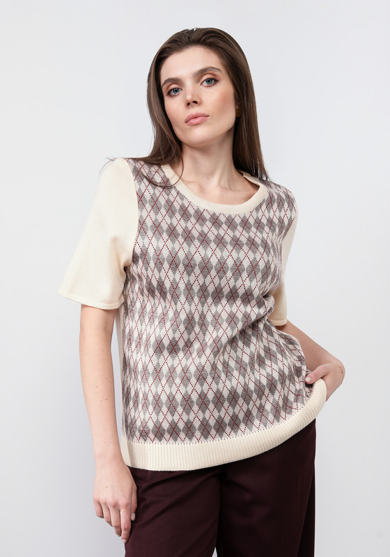 

Джемпер женский Vivawool 310998 бежевый 54 RU, 310998