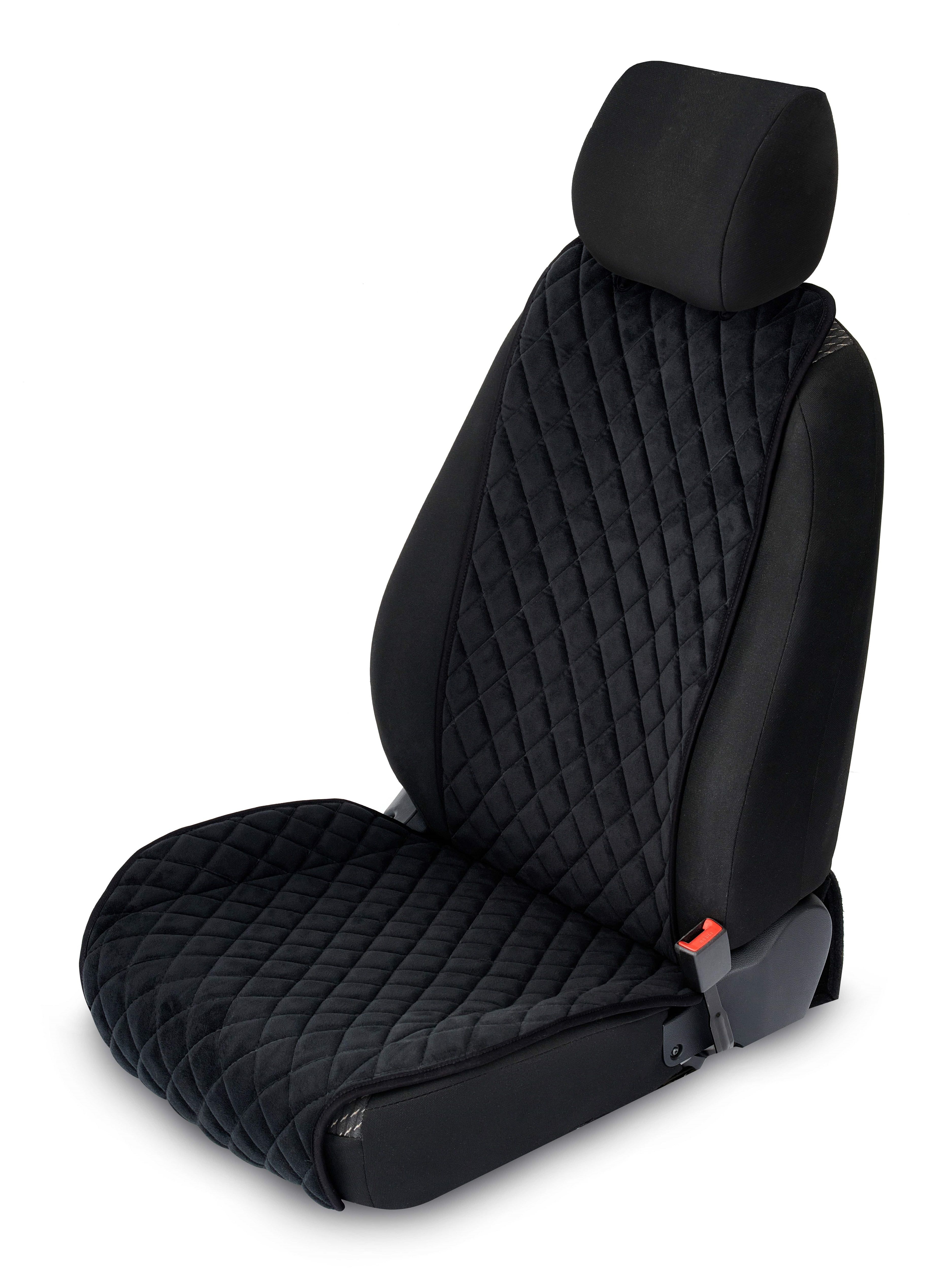 Накидки 2 шт на сиденье автомобиля из алькантары универсальная / чехлы для сидений