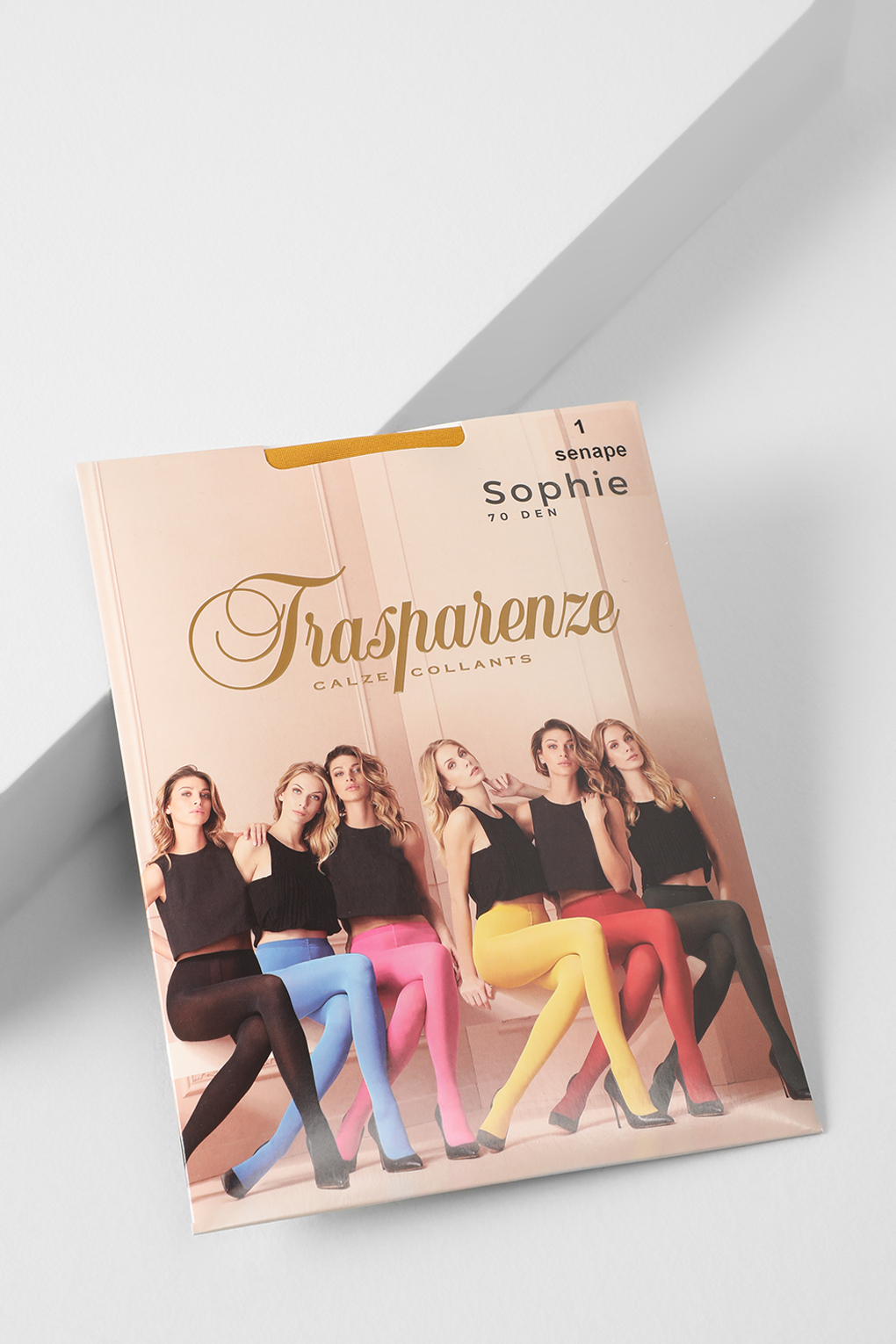 Колготки женские Trasparenze SOPHIE70 tights желтые 5