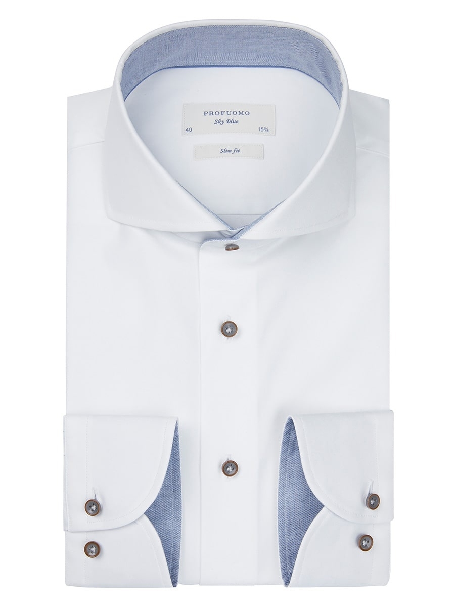 

Рубашка мужская PROFUOMO PPQH3C1005 белая 4XL; 50 DE; 54 EU, Белый, PPQH3C1005