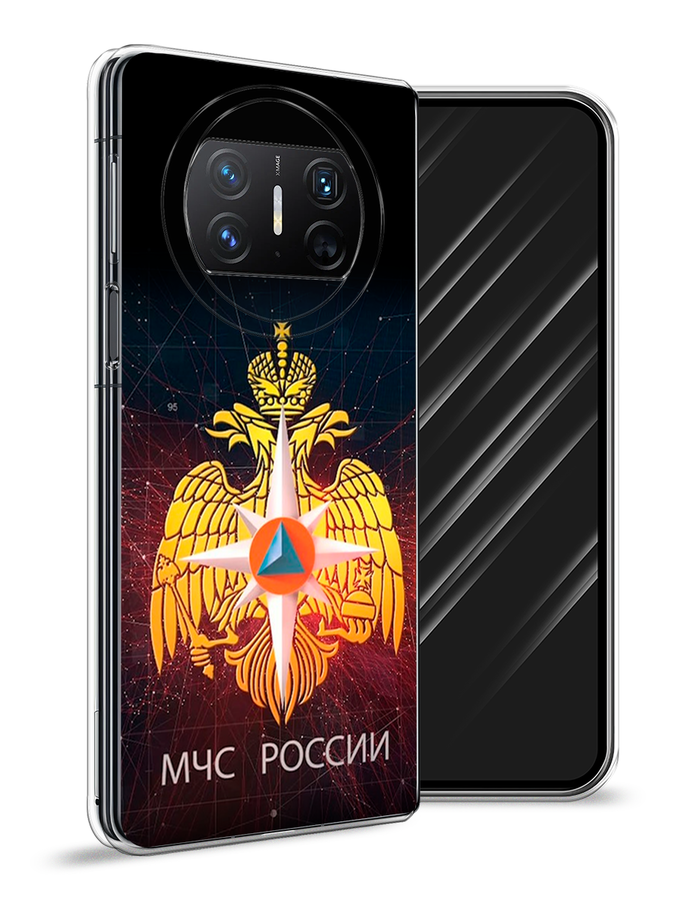 

Чехол Awog на Huawei Mate X3 "МЧС России", Черный;желтый;красный, 6122450-1