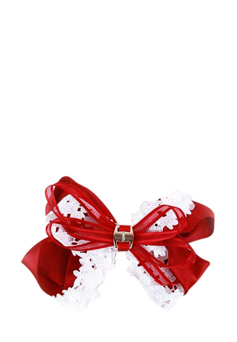 

Заколка Kari B2329 цв. белый, бордовый, 44204090