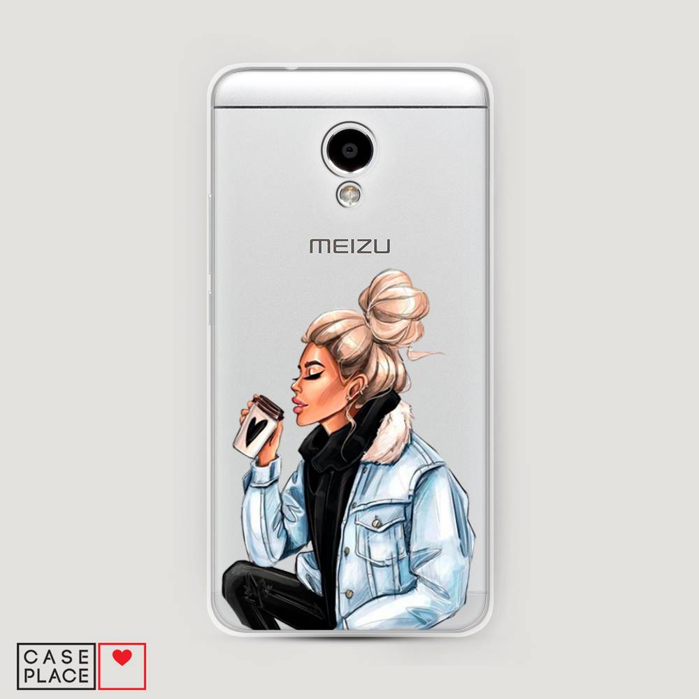 

Чехол Awog на Meizu M5S "Cute girl", Коричневый;бежевый, 72250-7