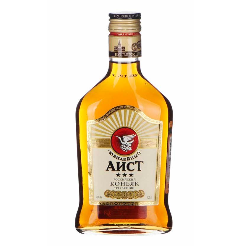 

Коньяк Орловский Винодельческий Завод Юбилейный аист трехлетний 40% 0,25 л