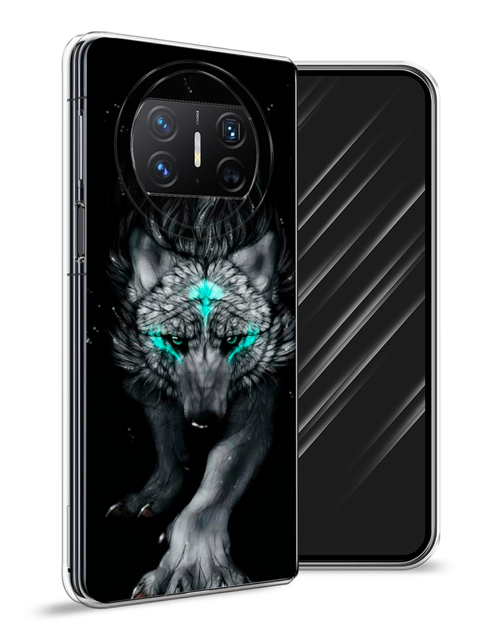 

Чехол Awog на Huawei Mate X3 "Волшебный волк", Черный;серый, 6122450-1