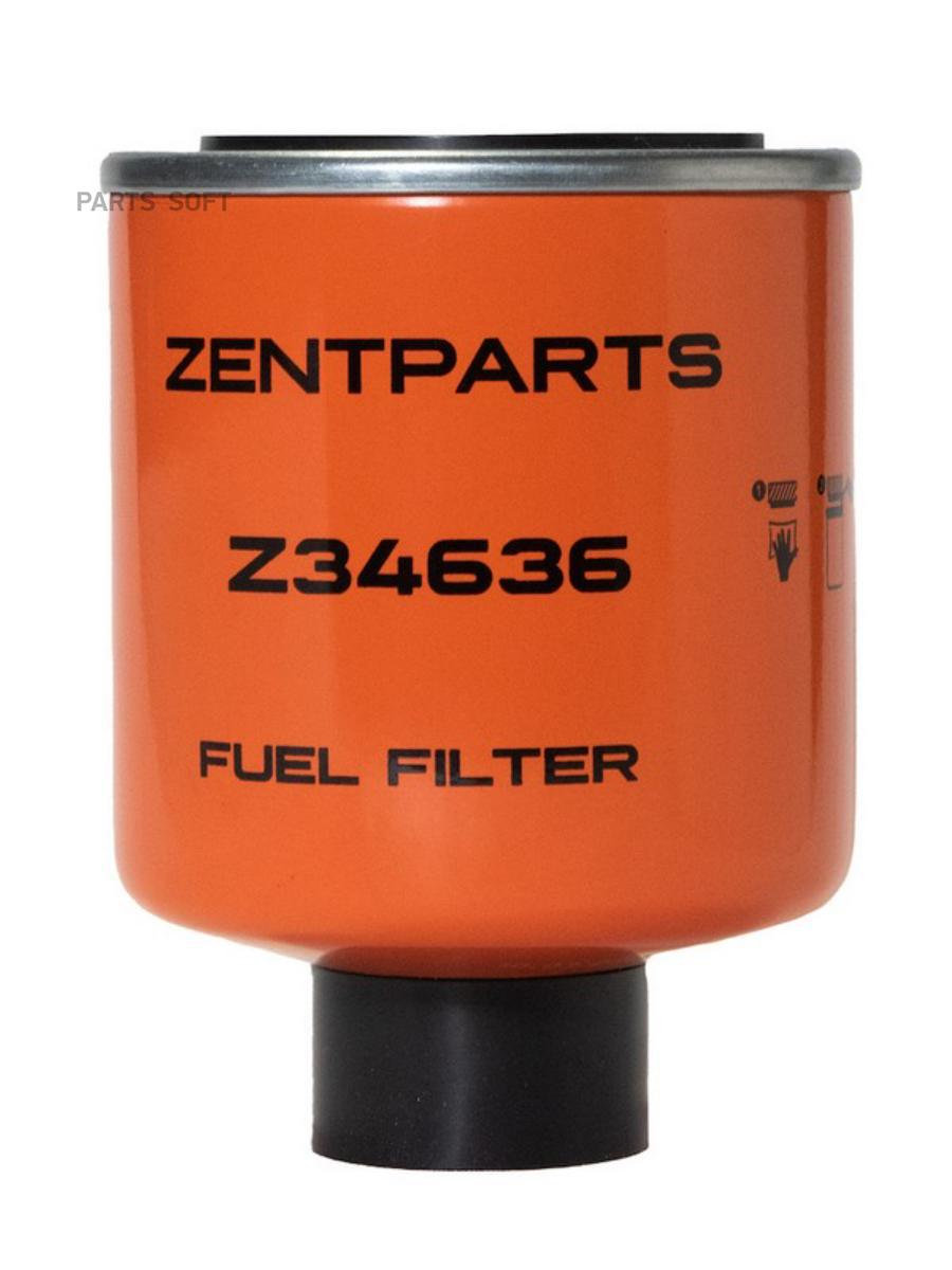 

ZENTPARTS Z34636 Z34636_фильтр топливный! со сливом\ Termoking ref 1шт