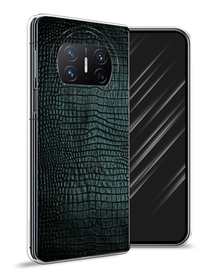 

Чехол Awog на Huawei Mate X3 "Черная змея", Черный;серый;голубой, 6122450-1
