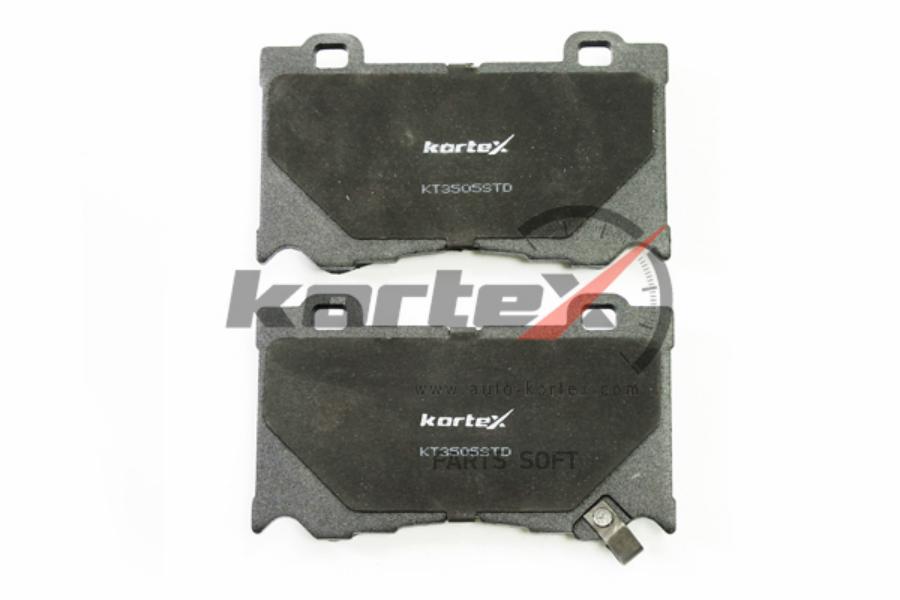 

Колодки торм. INFINITI FX37/FX50/G37 08- передн.к-т KORTEX KT3505STD