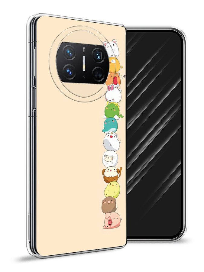 

Чехол Awog на Huawei Mate X3 "Питомцы Чиби", Желтый, 6122450-1