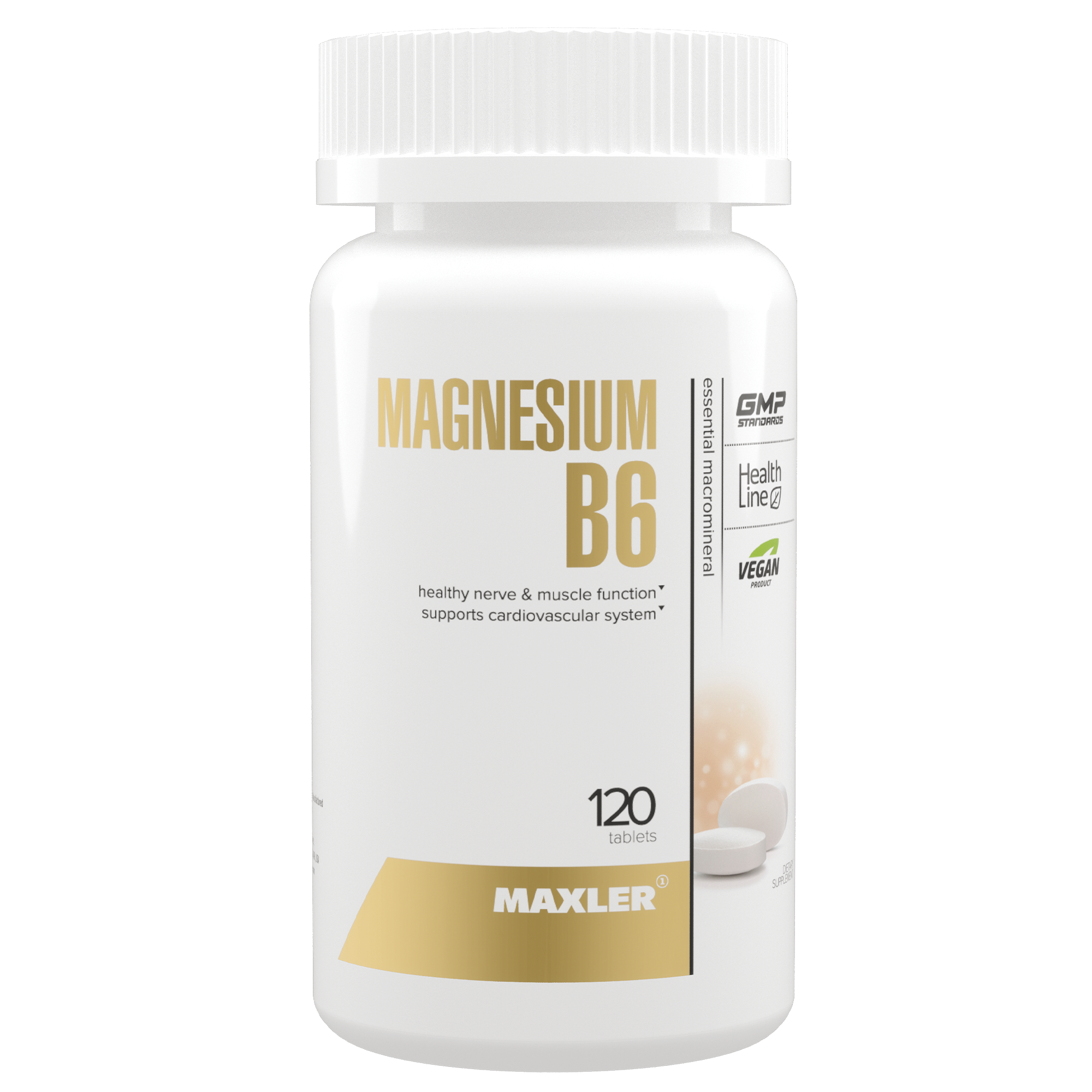 

Витаминно-минеральный комплекс Maxler Magnesium B6 120 таблеток, Magnesium B6