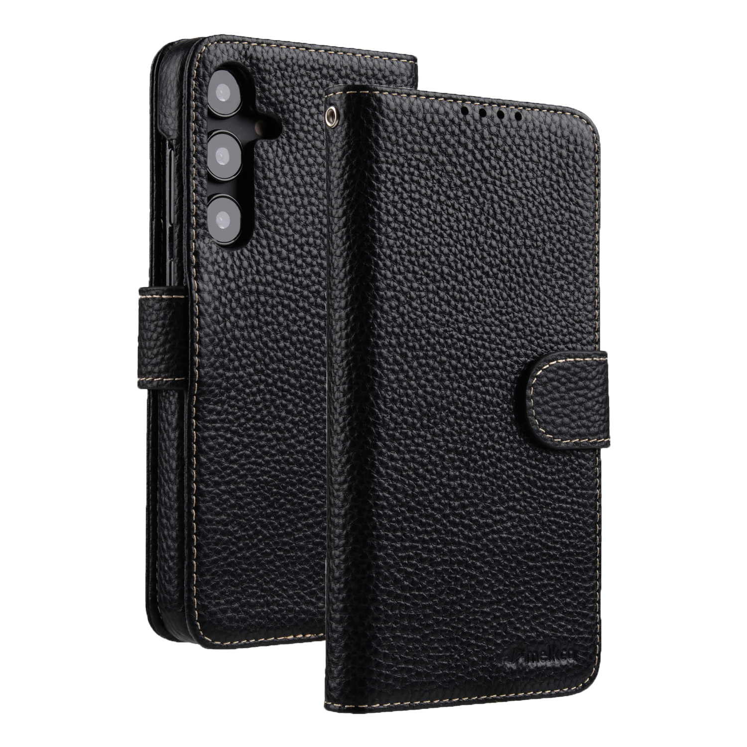 

Кожаный чехол книжка Melkco Wallet Book Type ND для Samsung Galaxy S24, черный, Wallet Book Type ND для Samsung Galaxy S24