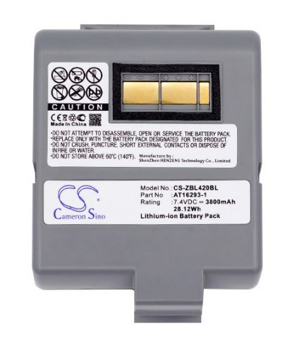 Аккумуляторная батарея CameronSino CS-ZBL420BL для мобильного принтера Zebra QL420, QL420