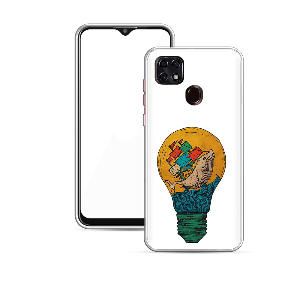

Чехол MyPads Tocco для ZTE V2020 кит в лампочке с парусами (PT226946.457.387), Прозрачный, Tocco