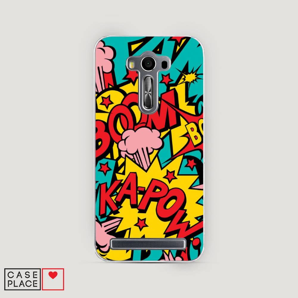 фото Чехол awog "постер pop art" для asus zenfone 2 laser ze550/551kl