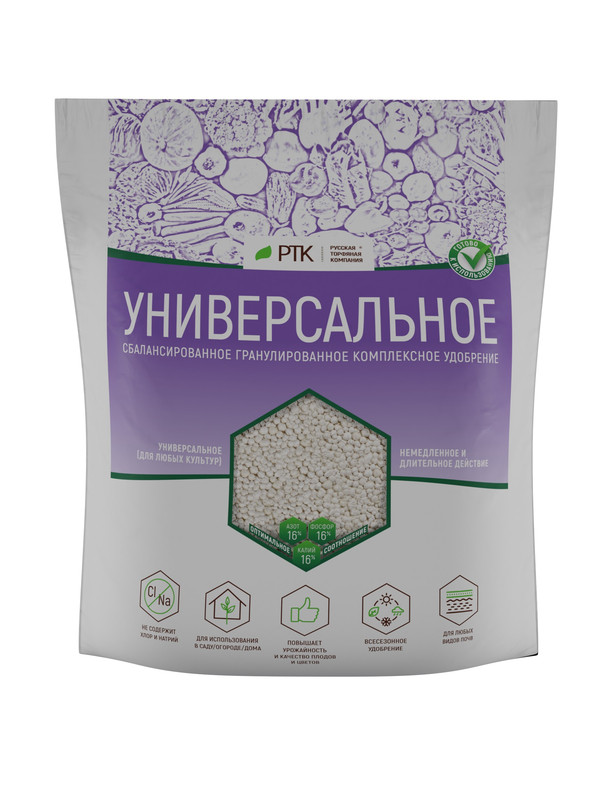 

Сухое минеральное удобрение Универсальное РТК Торфяная поляна 1 кг