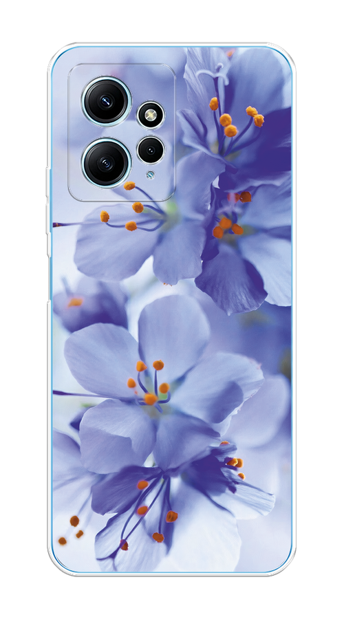 

Чехол Homey на Xiaomi Redmi Note 12 4G "Фиолетовые цветки", Фиолетовый;синий, 318350-1