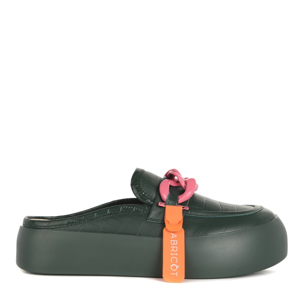 

Лоферы женские Abricot зеленые, VW-0226/1