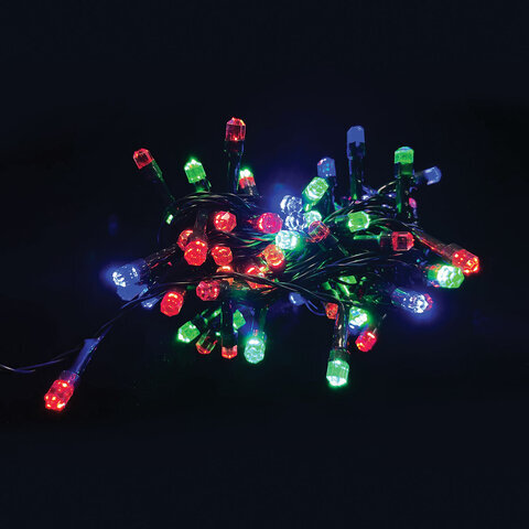 Световая гирлянда новогодняя Золотая сказка 591266 8 м разноцветный/RGB