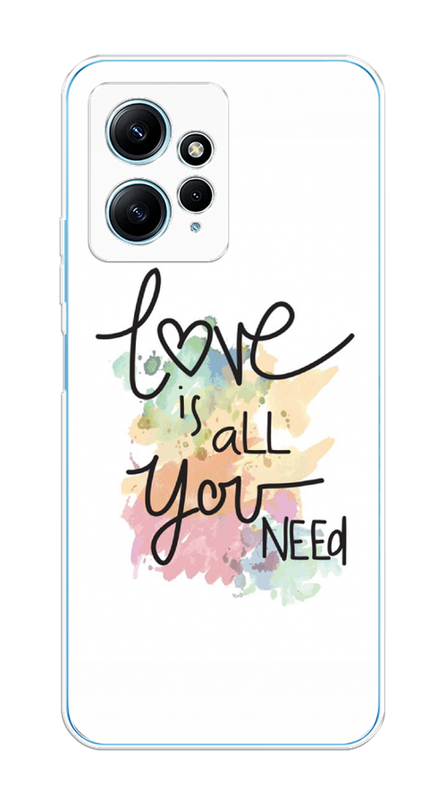 

Чехол Homey на Xiaomi Redmi Note 12 4G "Love is all you need", Белый;черный;зеленый, 318350-1
