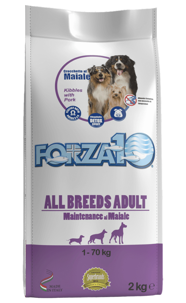 

FORZA10 FORZA10 DOG MAINTENANCE ADULT ALL BREEDS для взрослых собак всех пород со свининой