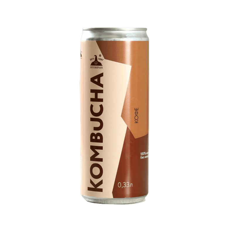 

Комбуча Interkvass Kombucha Кофе 0,33 л