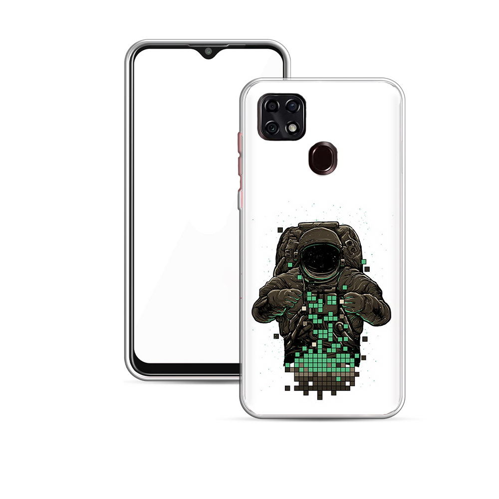 

Чехол MyPads Tocco для ZTE V2020 космонавт с пикселями (PT226946.457.394), Прозрачный, Tocco