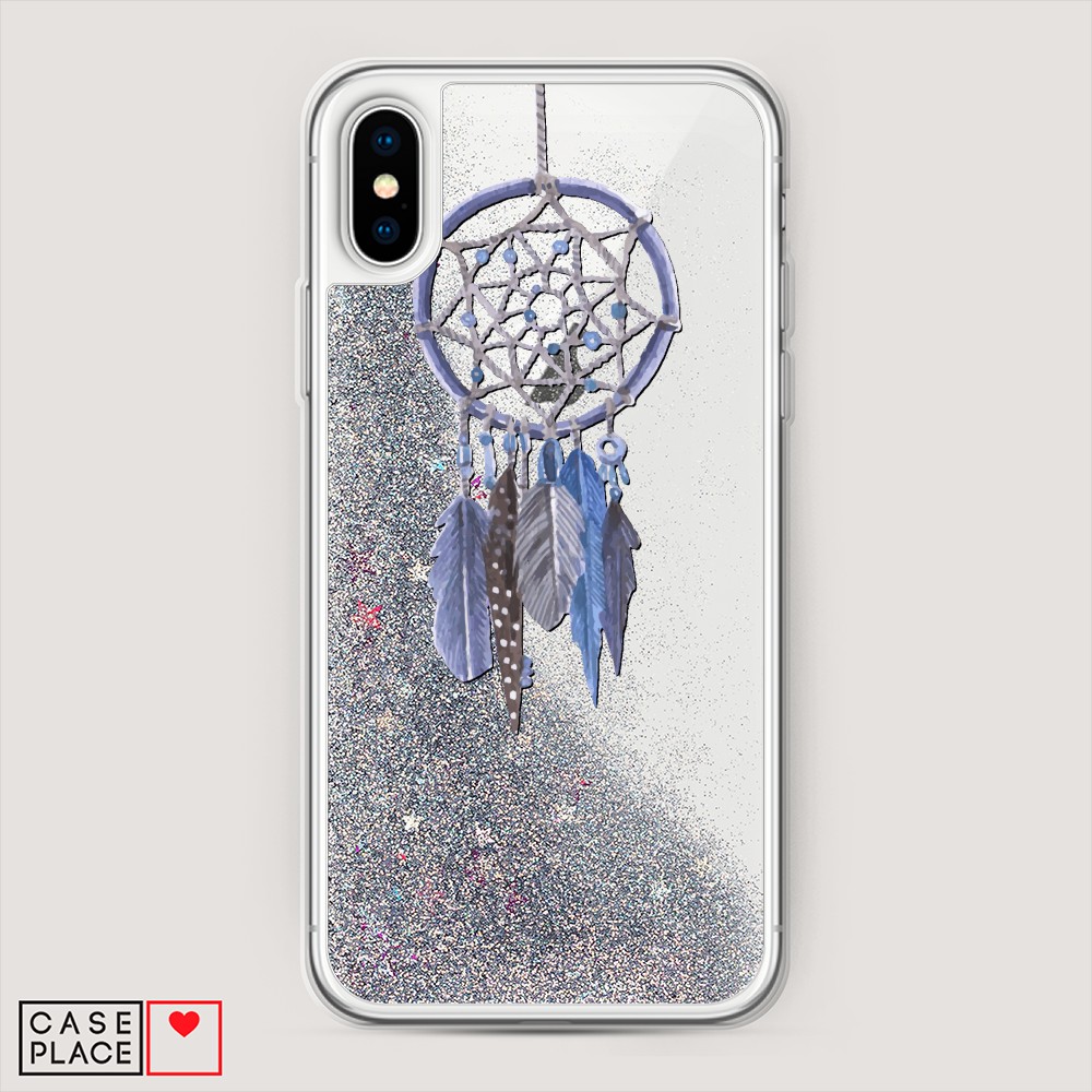 

Чехол Awog на Apple iPhone XS Max (10S Max) Синий ловец снов акварель", Разноцветный, 11991-1