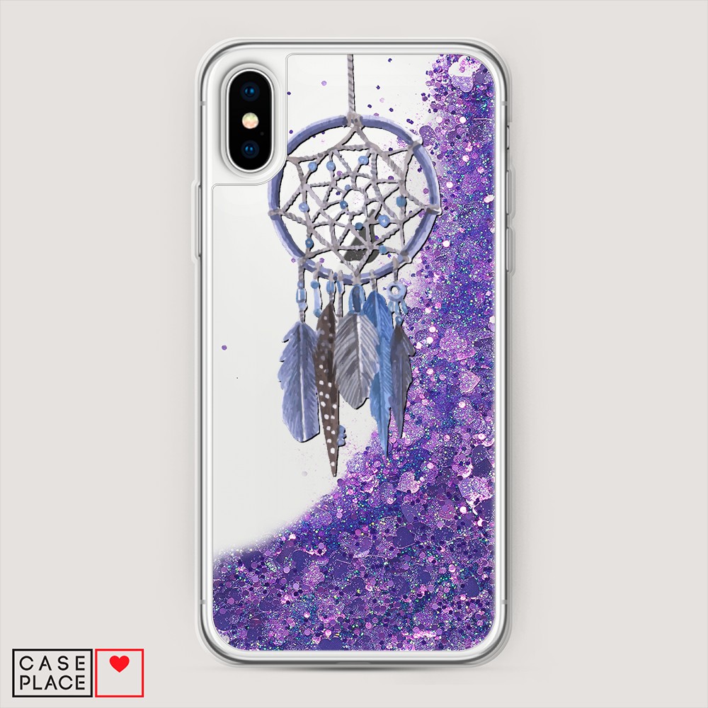 

Чехол Awog на Apple iPhone XS Max (10S Max) Синий ловец снов акварель", Разноцветный, 11992-1