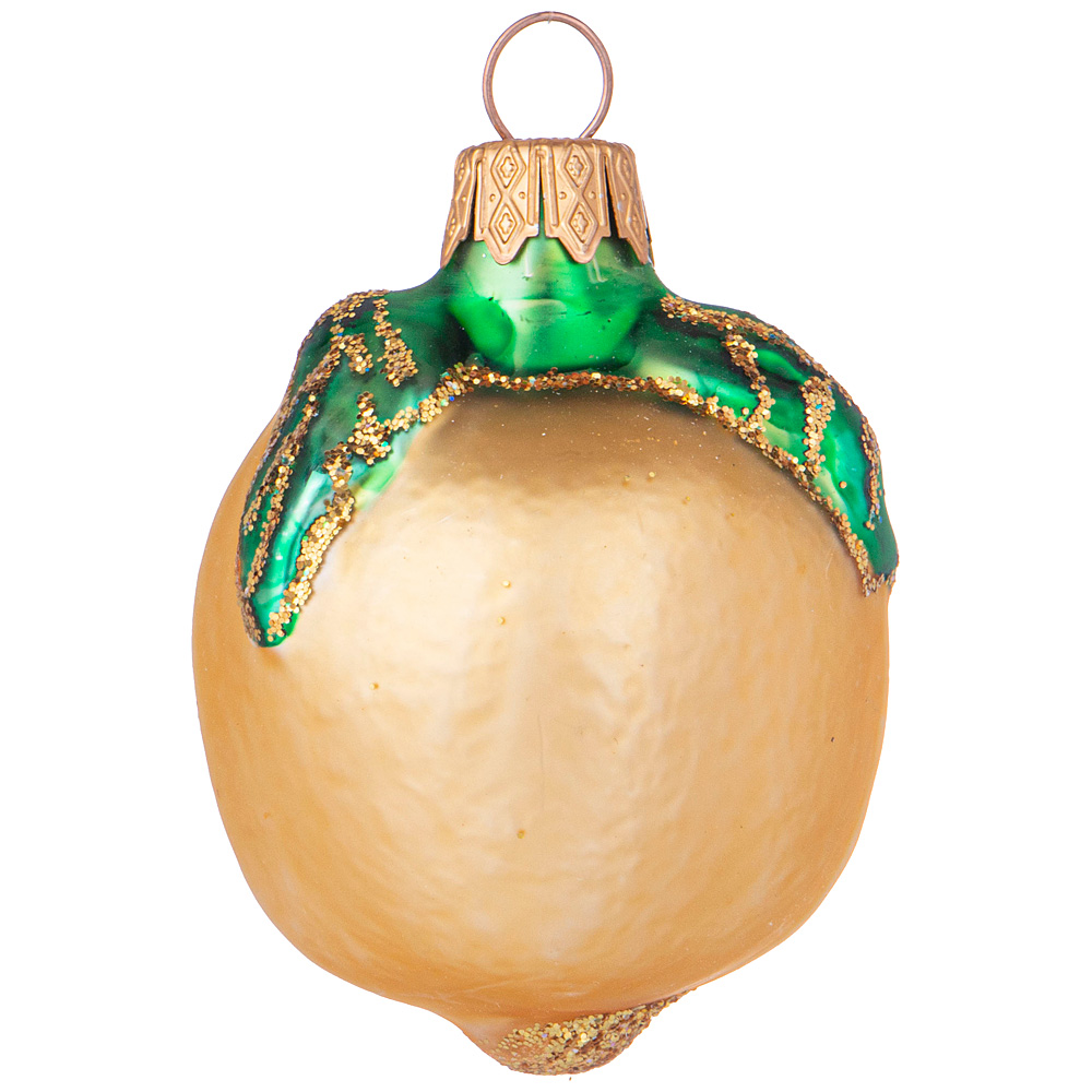 

Ёлочное украшение Lefard лимон высота 9см