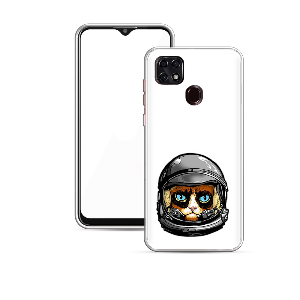

Чехол MyPads Tocco для ZTE V2020 кот космонавт (PT226946.457.400), Прозрачный, Tocco