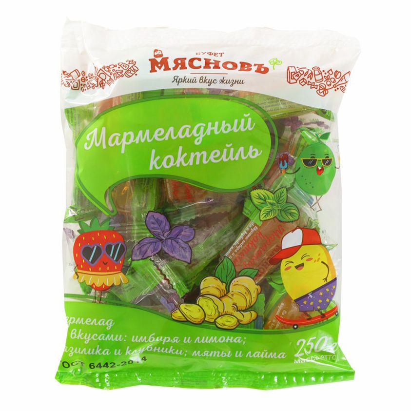 Мармелад МясновЪ БУФЕТ Мармеладный коктейль 250 г