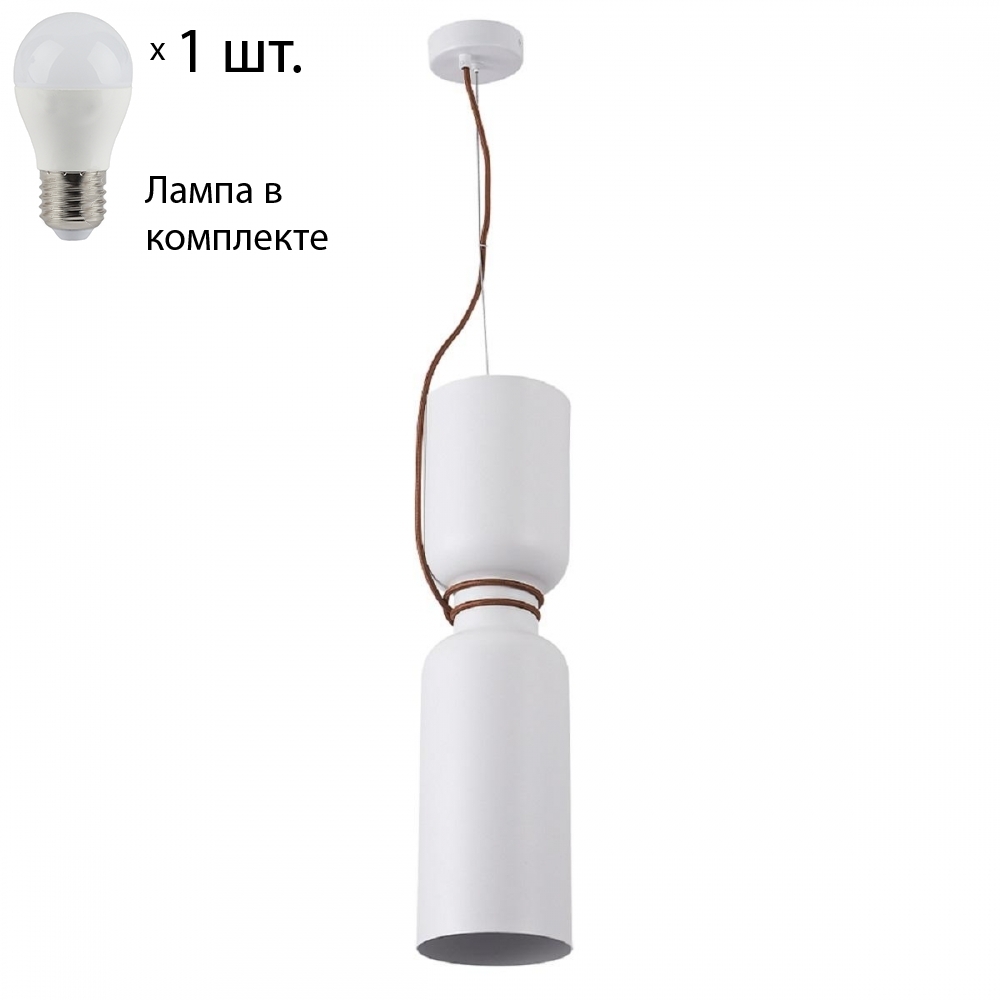 

Подвесной светильник с лампочкой CRYSTAL LUX Uno SP1.2 White+Lamps