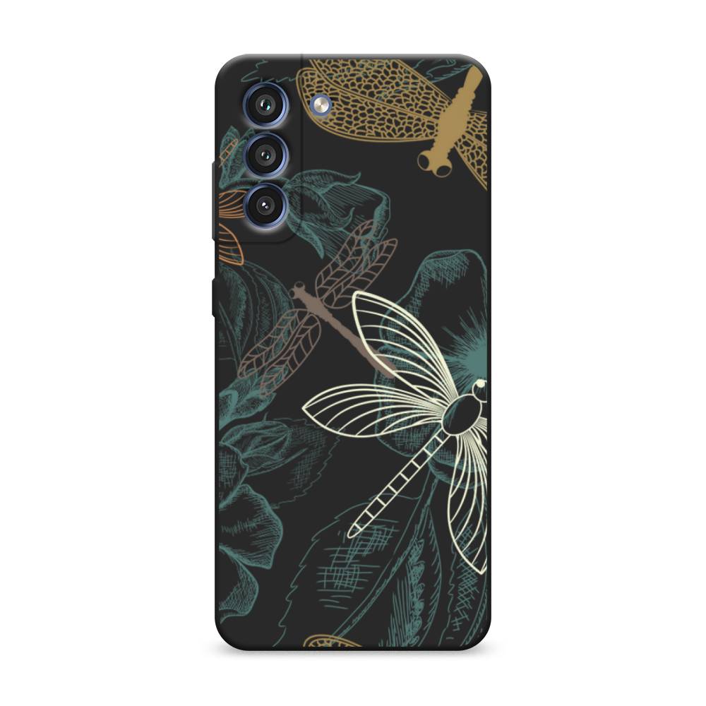 

Чехол Awog на Samsung Galaxy S21 FE 5G / Самсунг S21 FE 5G "Тени стрекоз", Коричневый;зеленый;белый, 2103052-1