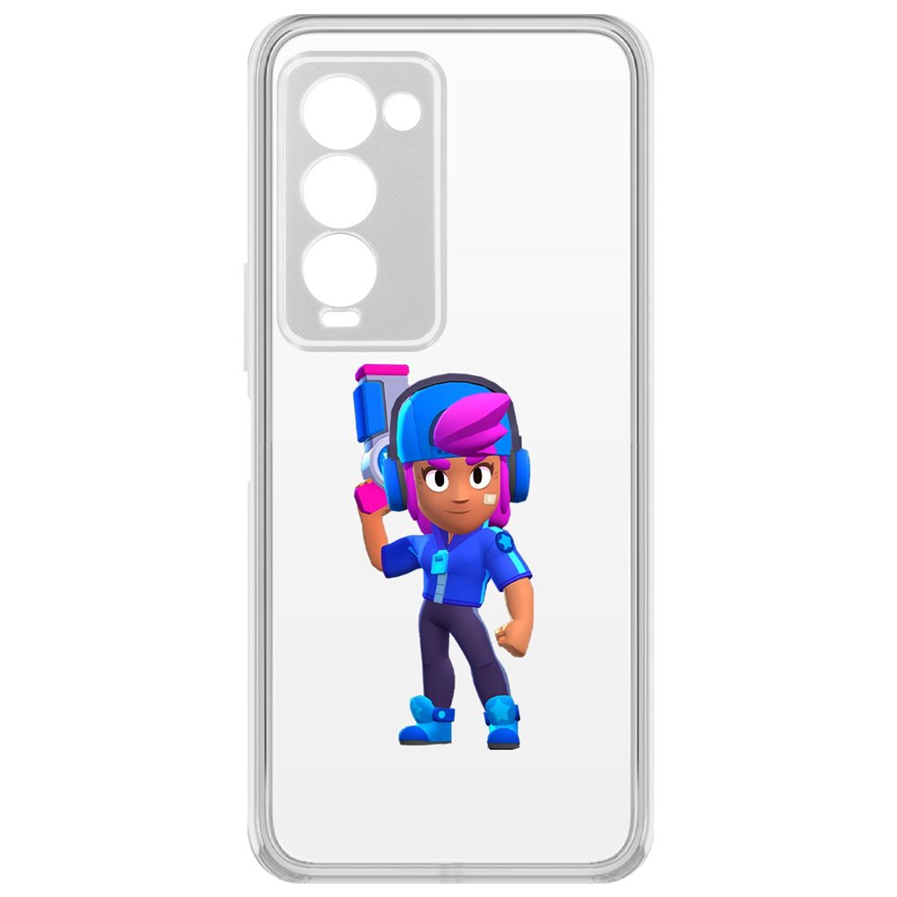 

Чехол-накладка Brawl Stars-Звёздная Шелли для Tecno Camon 18 Premier