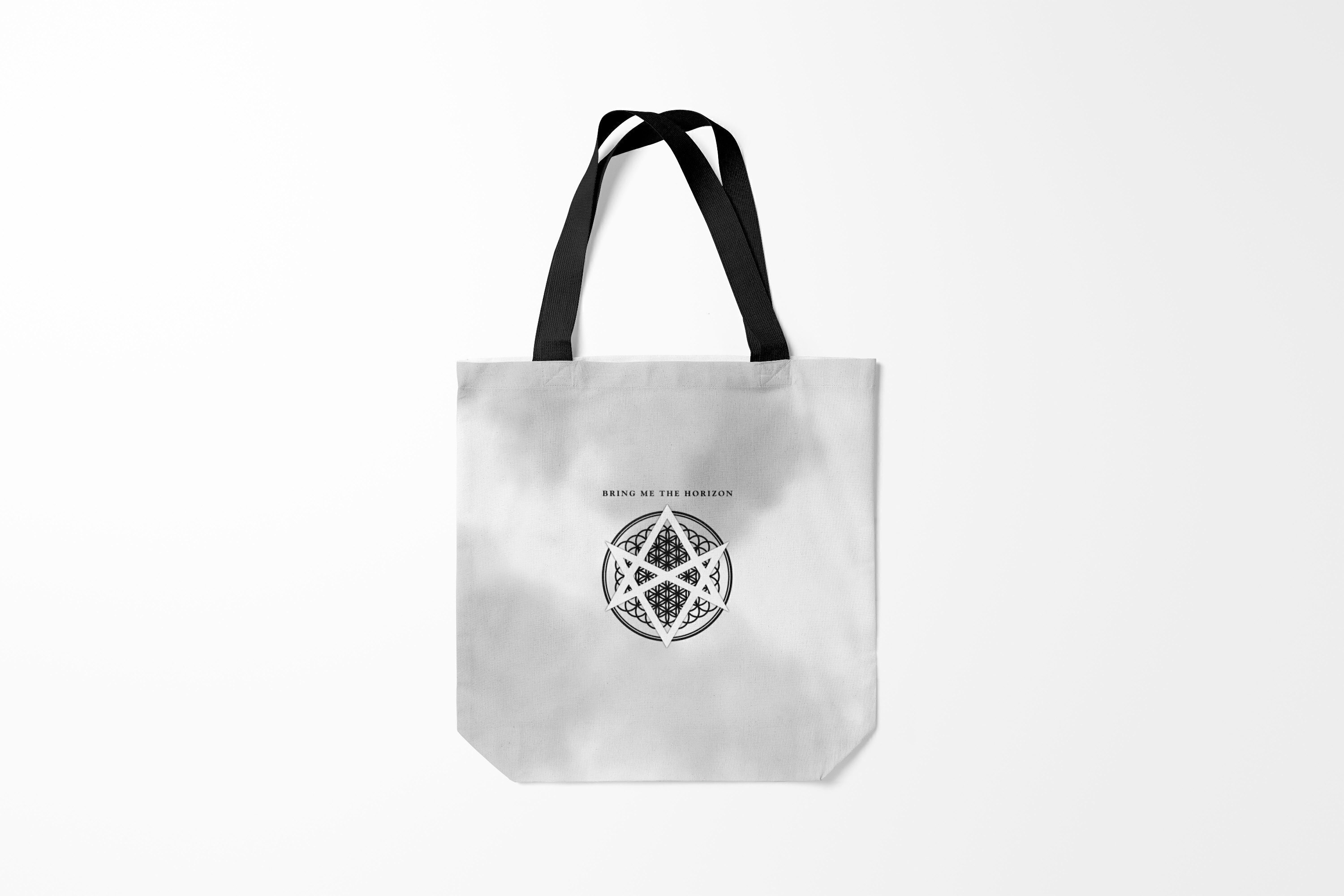 

Сумка шoппер унисекс Burnettie Bring Me the Horizon, белый, Bring Me the Horizon