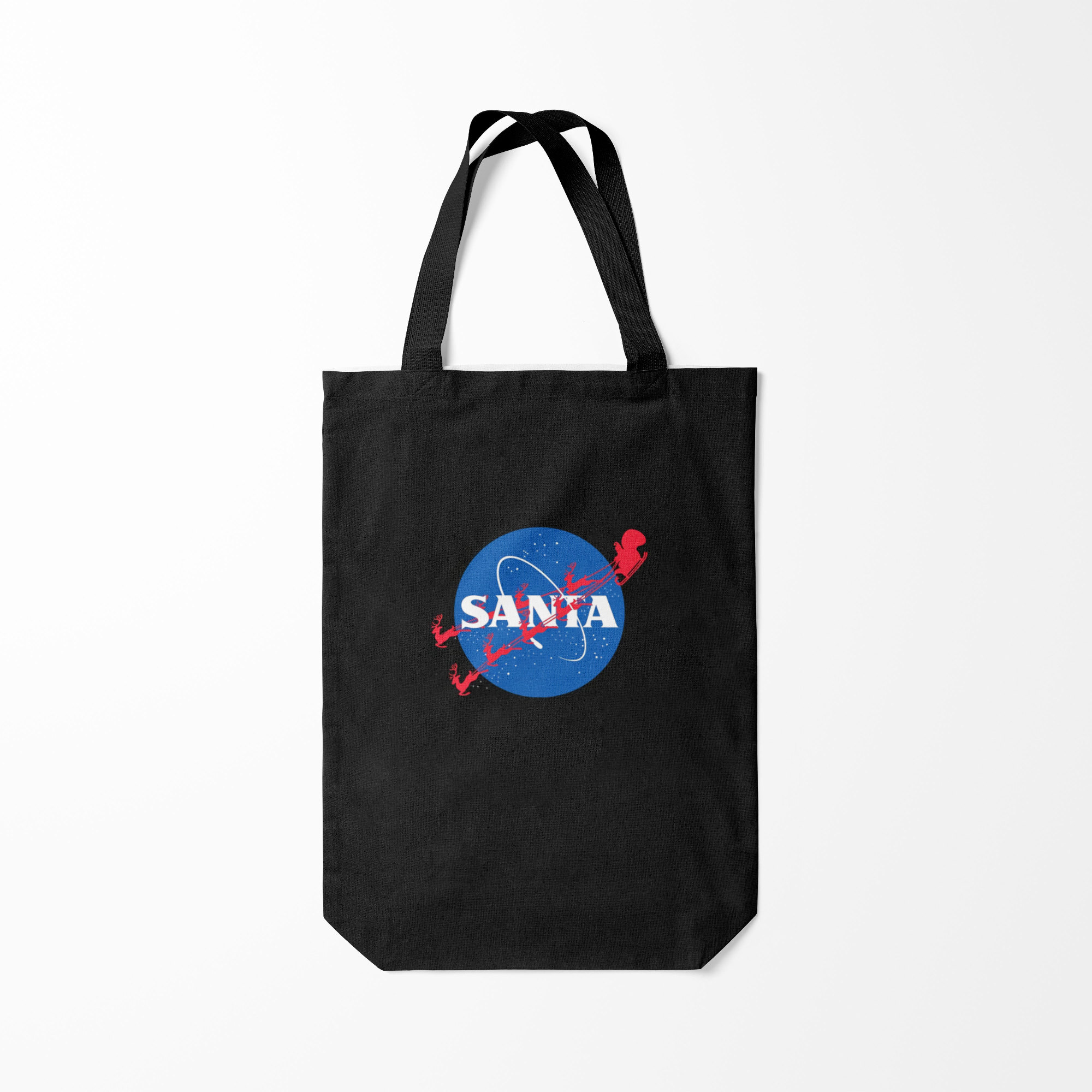 

Сумка шoппер унисекс Burnettie Santa Nasa, черный, Santa Nasa