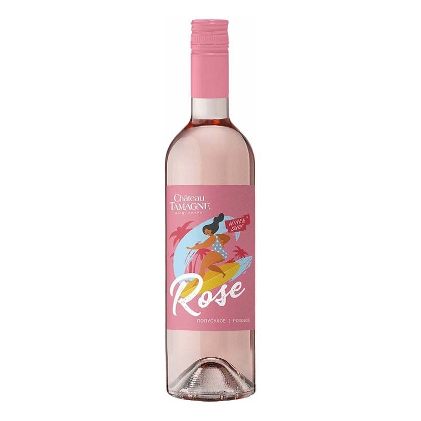 

Вино Chateau Tamagne Wine Surfing розовое полусухое 750 мл Россия