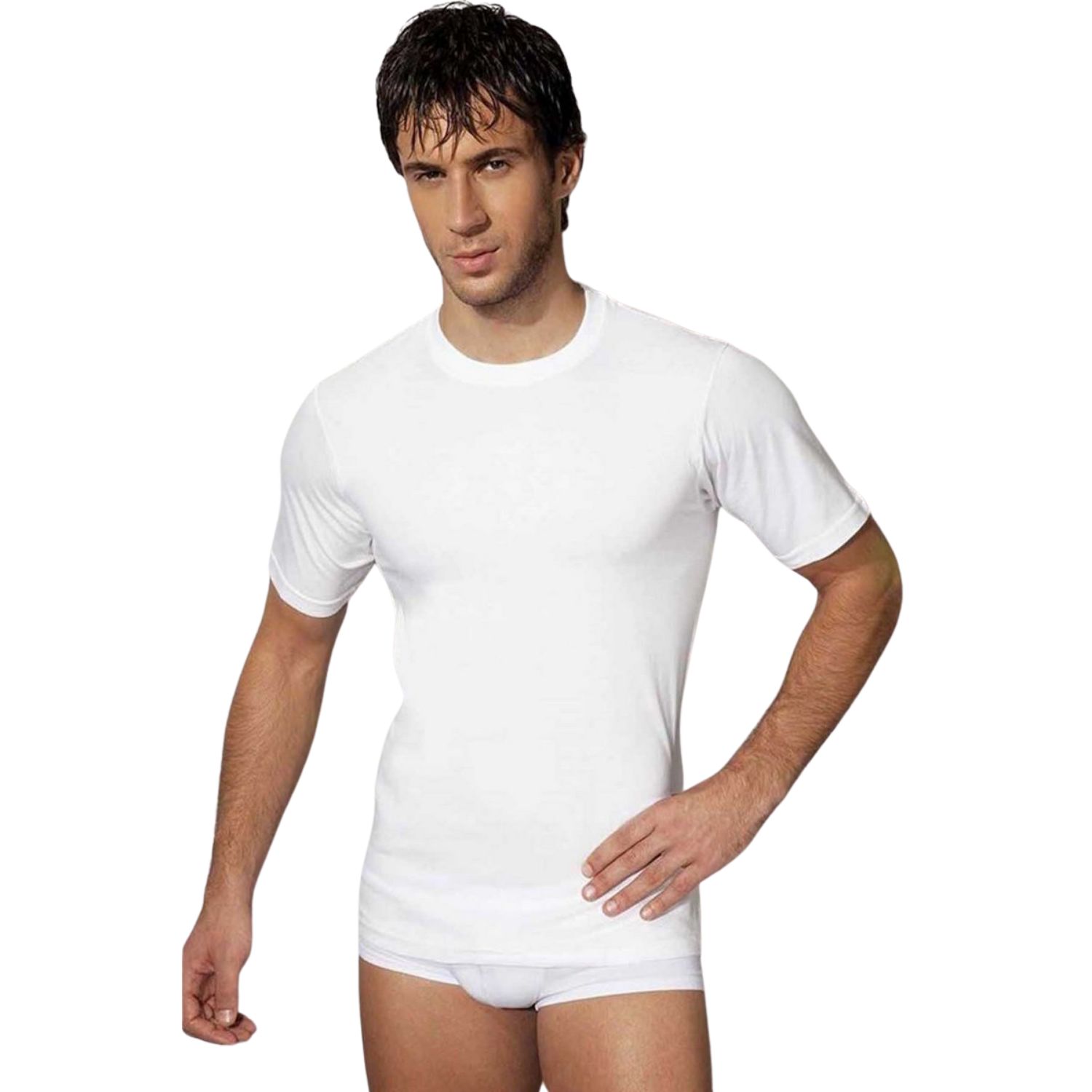 

Футболка домашняя мужская Doreanse 2505 белая 2XL, Белый, 2505