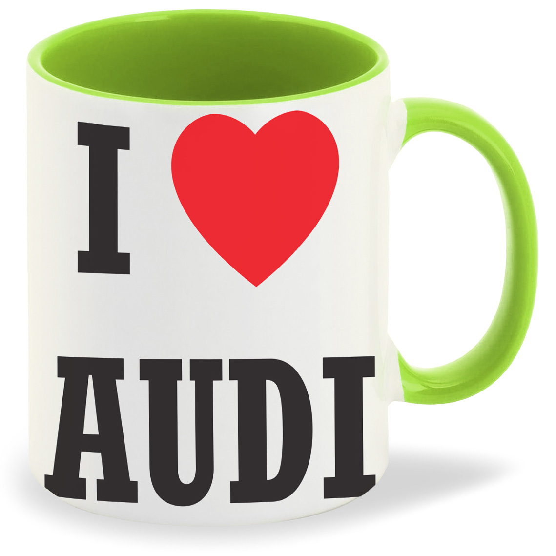 

Кружка CoolPodarok Авто I love audi, Авто I love audi