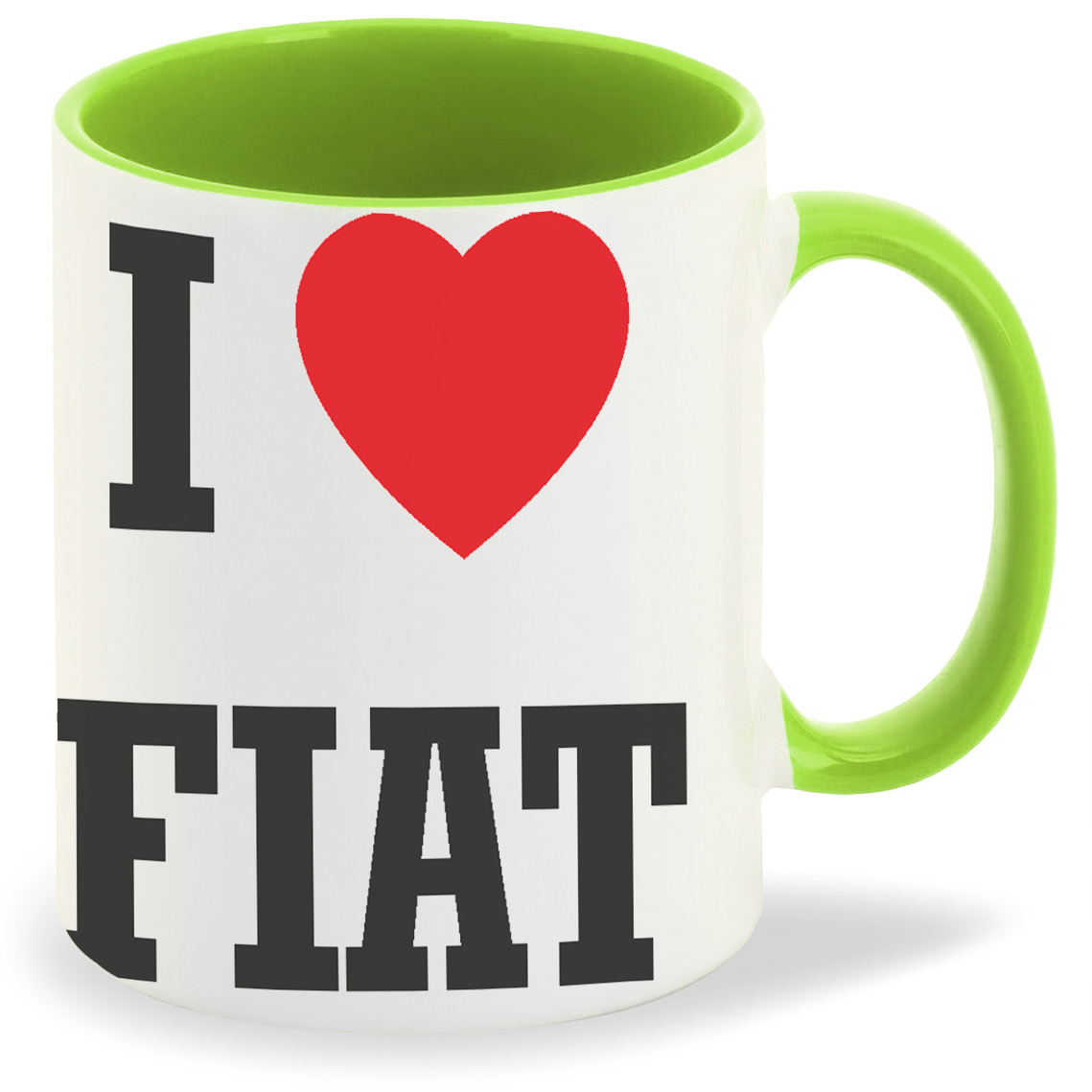 

Кружка CoolPodarok Авто I love Fiat, Авто I love Fiat