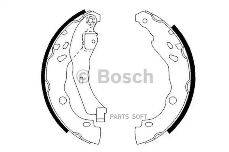 

Тормозные колодки Bosch 0986487627