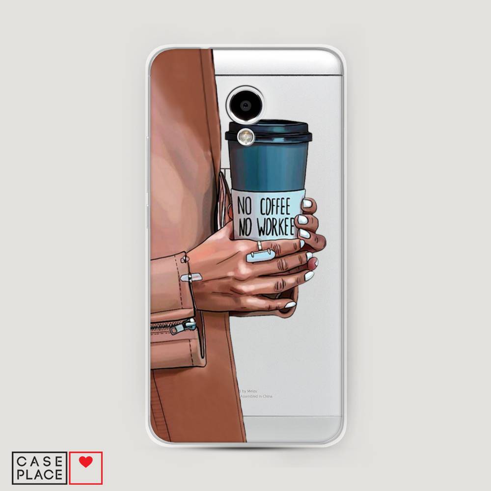 

Чехол Awog на Meizu M5S "No coffee", Коричневый;серый, 72250-7